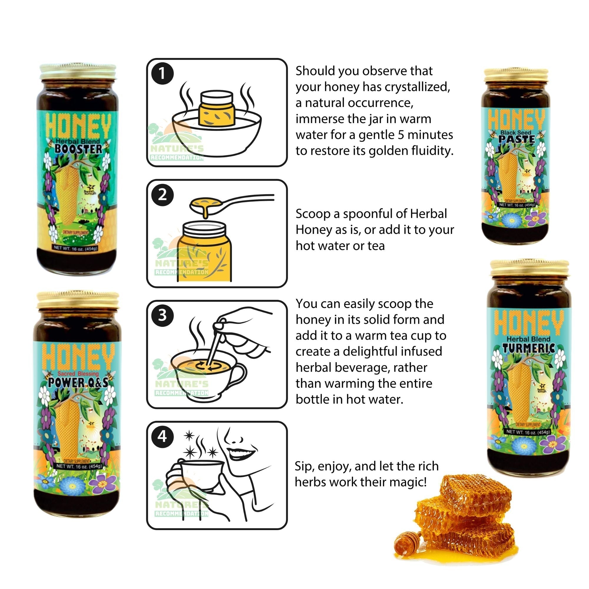 Uses Herbal Honey Properly Guide – Nature's Recommendation
