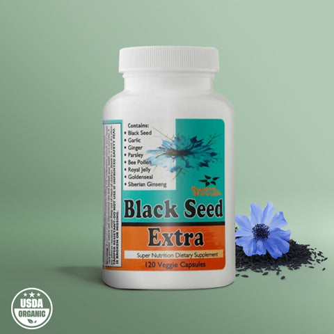 Black Seed Extra Nutritional - 120 Veggie Capsules