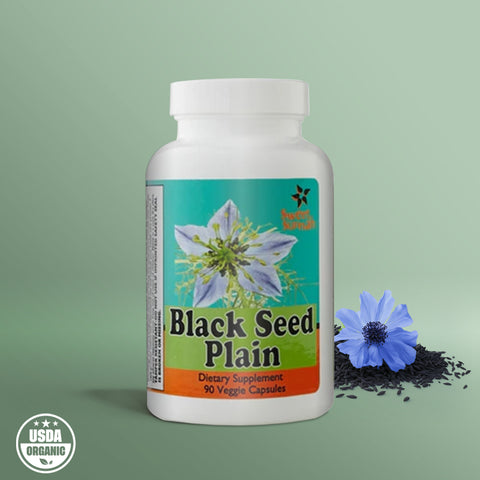 Black Seed Plain - 90 Veggie Capsules: 500 mg