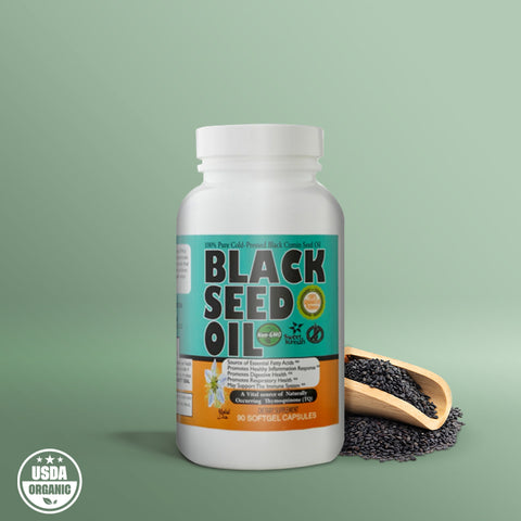 Black Seed Oil Softgel 90 Capsules 500 mg
