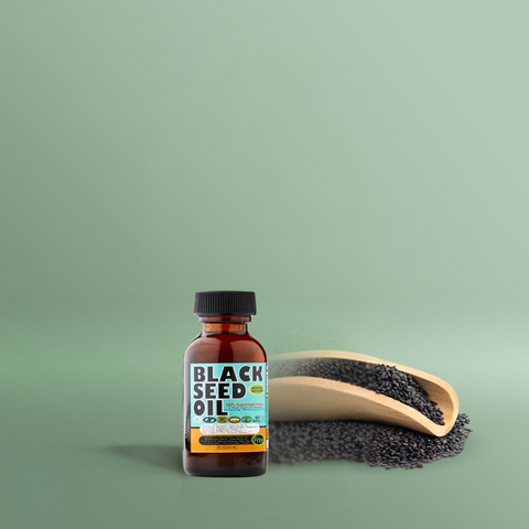 Pure Cold Pressed Black Seed Oil - 2 oz. Glass