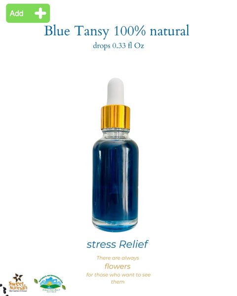 Moroccan Blue Tansy Perfume Oil – Calming Floral Elixir