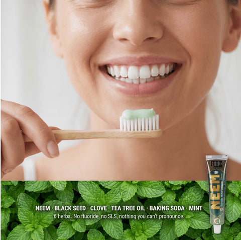 7-Herb Ayurvedic Neem Toothpaste – Complete Oral Care (Wholesale Case)