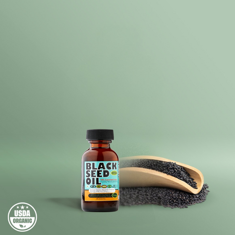 Pure Cold Pressed Black Seed Oil - 2 oz. Glass