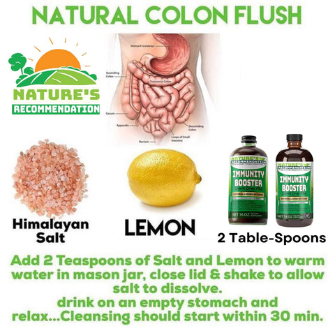 Nature’s Recommendation Living Bitters mixed with warm herbal tea for a natural detox and digestion boost