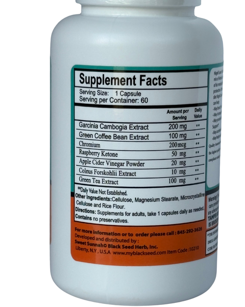 Herbal Metabolic Fat Burner - 60 Veggie Capsules