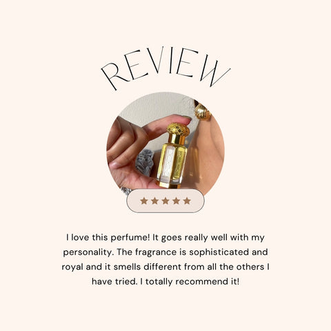 Royal Oud 12 mL - Captivating - Perfume Oil for Women and for Men in Traditional Attar Style Cologne. Great Gift Party Favor and Body Oil Pheromone