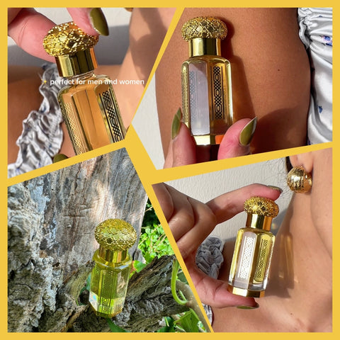 Royal Oud 12 mL - Captivating - Perfume Oil for Women and for Men in Traditional Attar Style Cologne. Great Gift Party Favor and Body Oil Pheromone