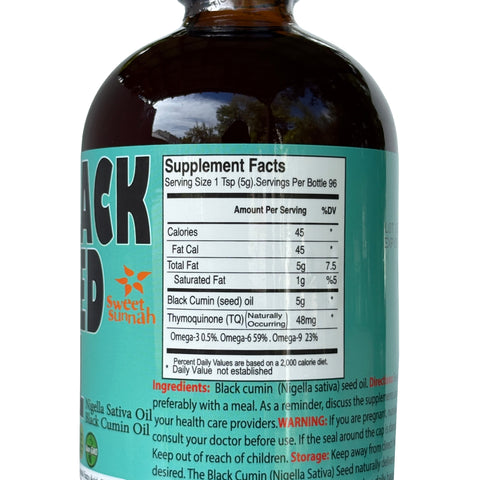 (Strong) Ethiopian Cold Pressed Black Seed Oil  - 16 oz Glass