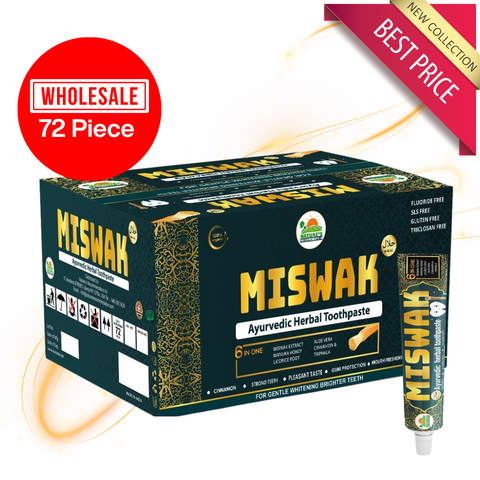 Premium Ayurvedic Miswak Toothpaste – Complete Oral Care (Wholesale Case)