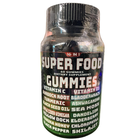 Updated formula with Manuka Honey Golden Pure Himalayan Shilajit Gummies with Ashwagandha, Chlorophyll and Herbs, 60