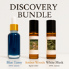Discovery Bundle – Blue Tansy, Amber Woods & White Musk Perfume Oils