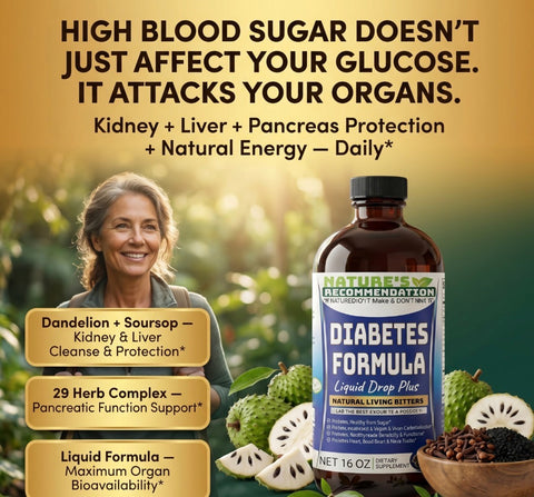 2 Bottles Kit Herbal Diabetes Sugar level Bitters 16 oz