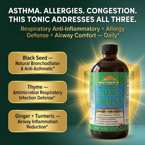 2 Bottles  Lungs Bitters Living Bitters 16 Oz