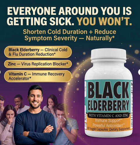Black Seed Elderberry 3-in-1 Booster Zinc and Vitamin C
