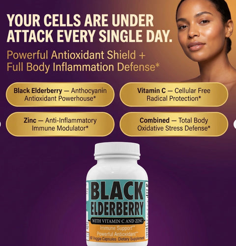Black Seed Elderberry 3-in-1 Booster Zinc and Vitamin C
