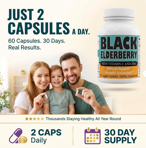 Black Seed Elderberry 3-in-1 Booster Zinc and Vitamin C