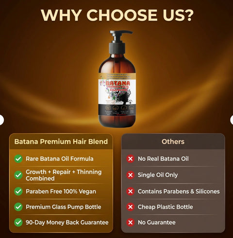 Batana Oil Formula – Advanced Hair Growth & Scalp Strengthening Concentrate ( Strongest Hair Growth Formula)