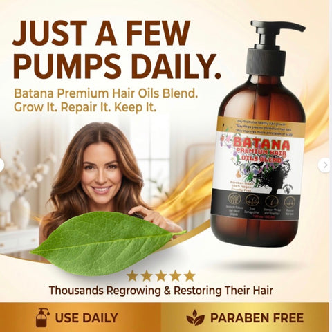 Batana Oil Formula – Advanced Hair Growth & Scalp Strengthening Concentrate ( Strongest Hair Growth Formula)