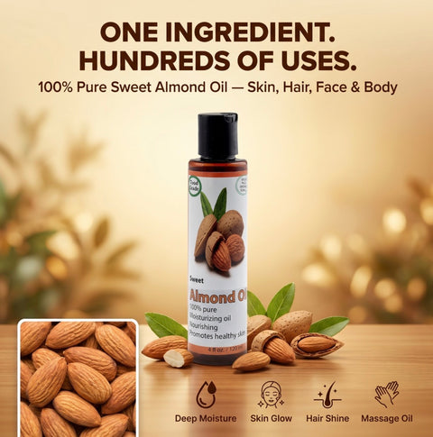 Sweet Almond Oil - 4 oz