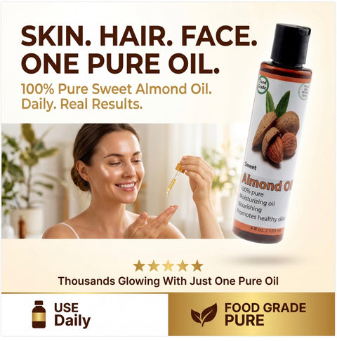 Sweet Almond Oil - 4 oz