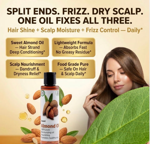 Sweet Almond Oil - 4 oz
