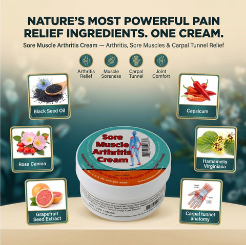 Sore Muscle Arthritis Cream 5 oz