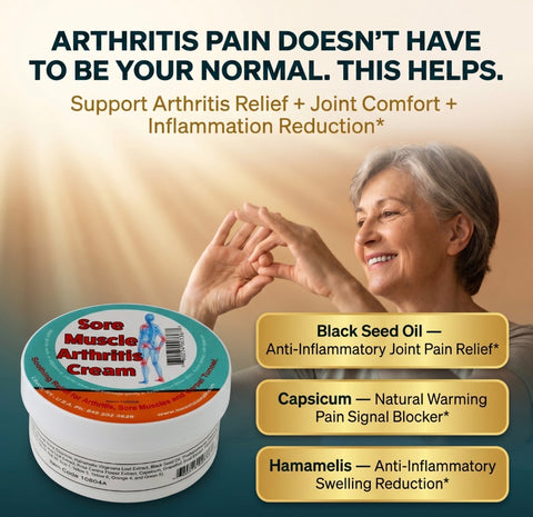 Sore Muscle Arthritis Cream 5 oz