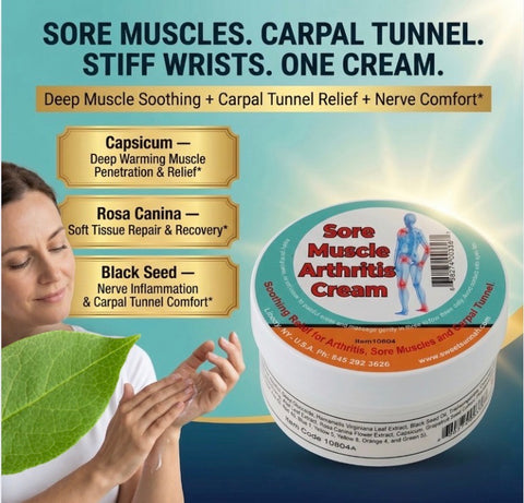 Sore Muscle Arthritis Cream 5 oz