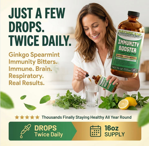 2 Bottles Kit Ginkgo Spearmint All in one Bitters 16 oz