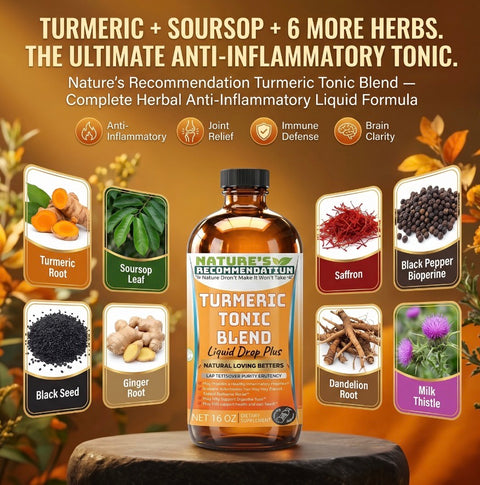 2 Bottles kit Turmeric Curcumin Bitters 16 oz