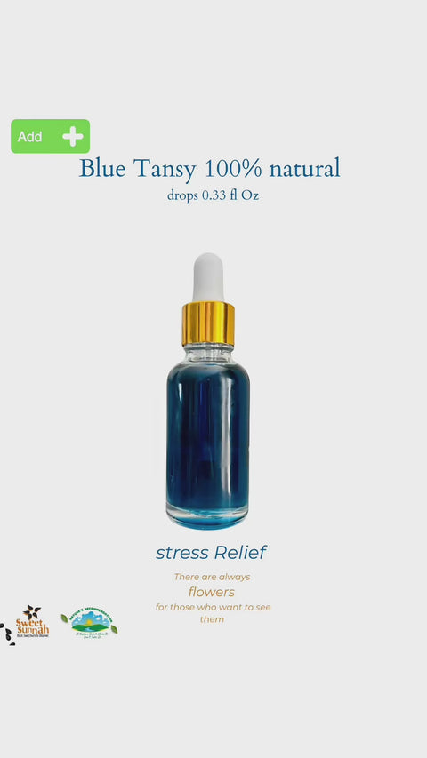 Moroccan Blue Tansy Perfume Oil – Calming Floral Elixir