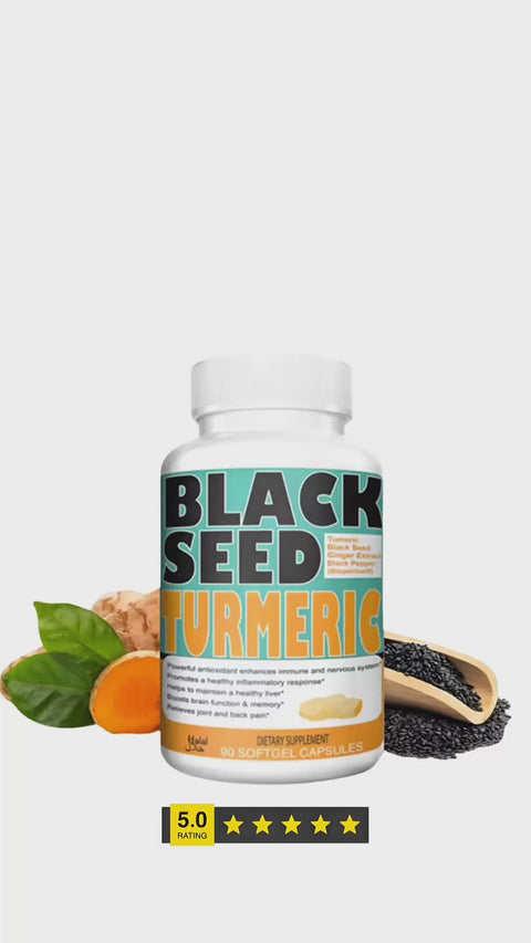 Black Seed Turmeric - Veggie Capsules