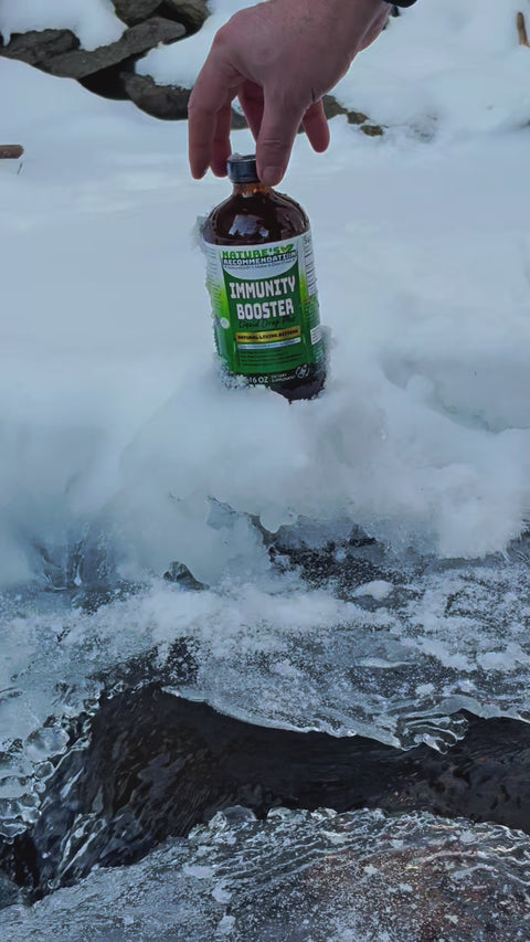 Immunity Booster Natural Living Bitters 16 oz made with alkalized spring water